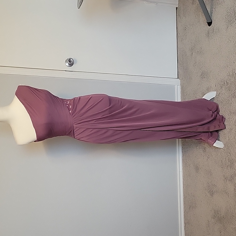 Celebrate DB Studio Mauve Long Dress, Size 4